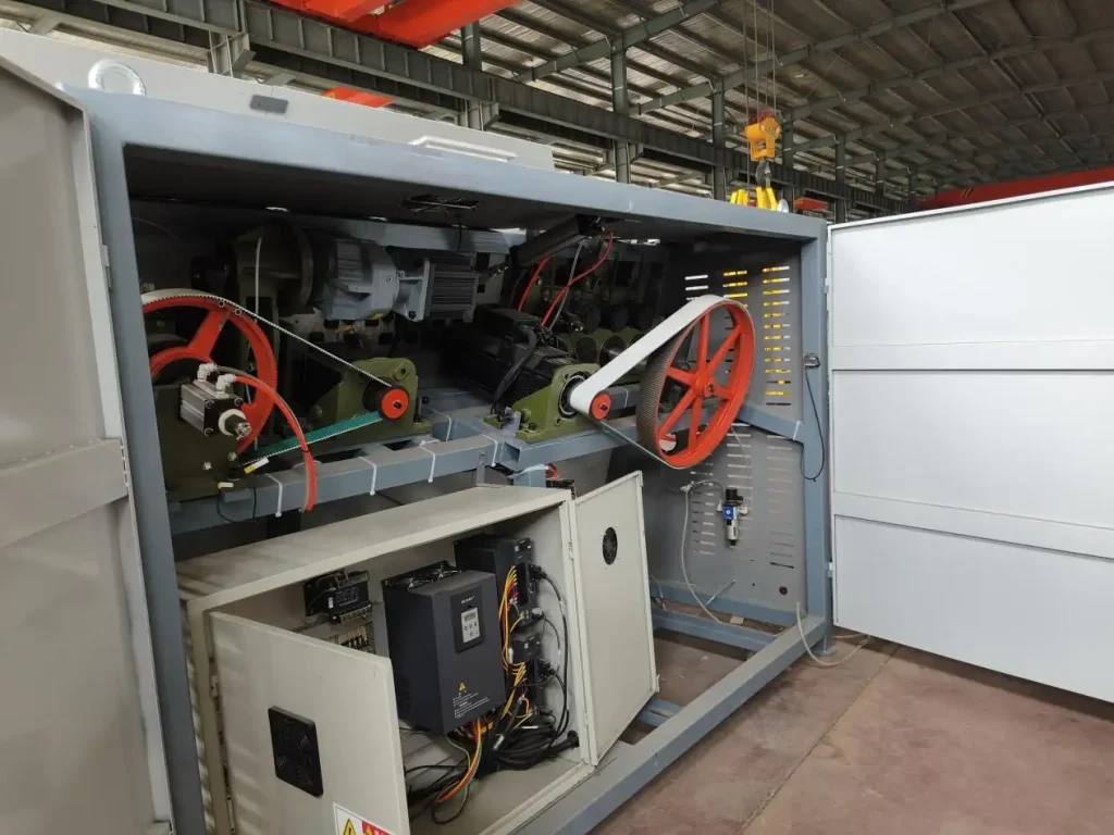 Solving Precision & Capacity Issues: 12mm Intelligent Rebar Stirrup Bending Machine for Precast Factory Internal-mechanical-structures-and-servo-drive-system-of-12mm-rebar-processing-machinery
