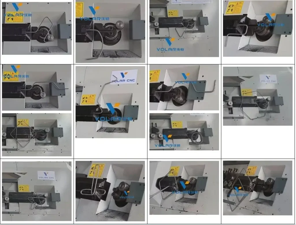 Solving Precision & Capacity Issues: 12mm Intelligent Rebar Stirrup Bending Machine for Precast Factory Multiple-standard-stirrup-shape-templates-and-bending-patterns-of-CNC-stirrup-bending-machine