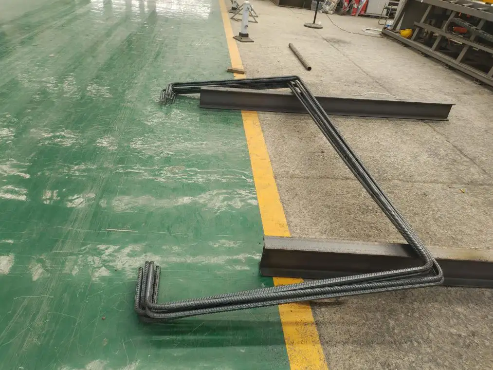 High-speed rail rebar processing finished special-shaped and inclined-plane rebar component